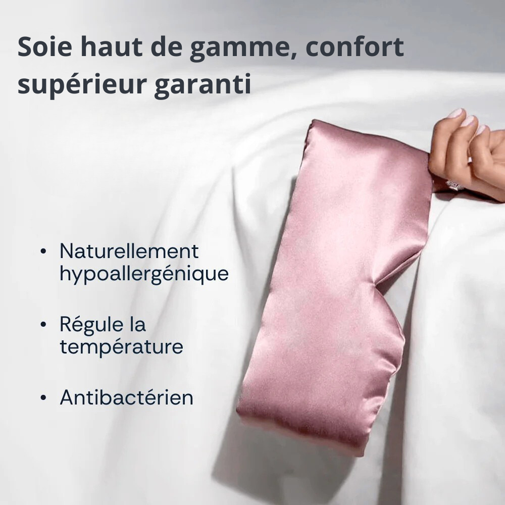 Masque de sommeil en soie de mûrier